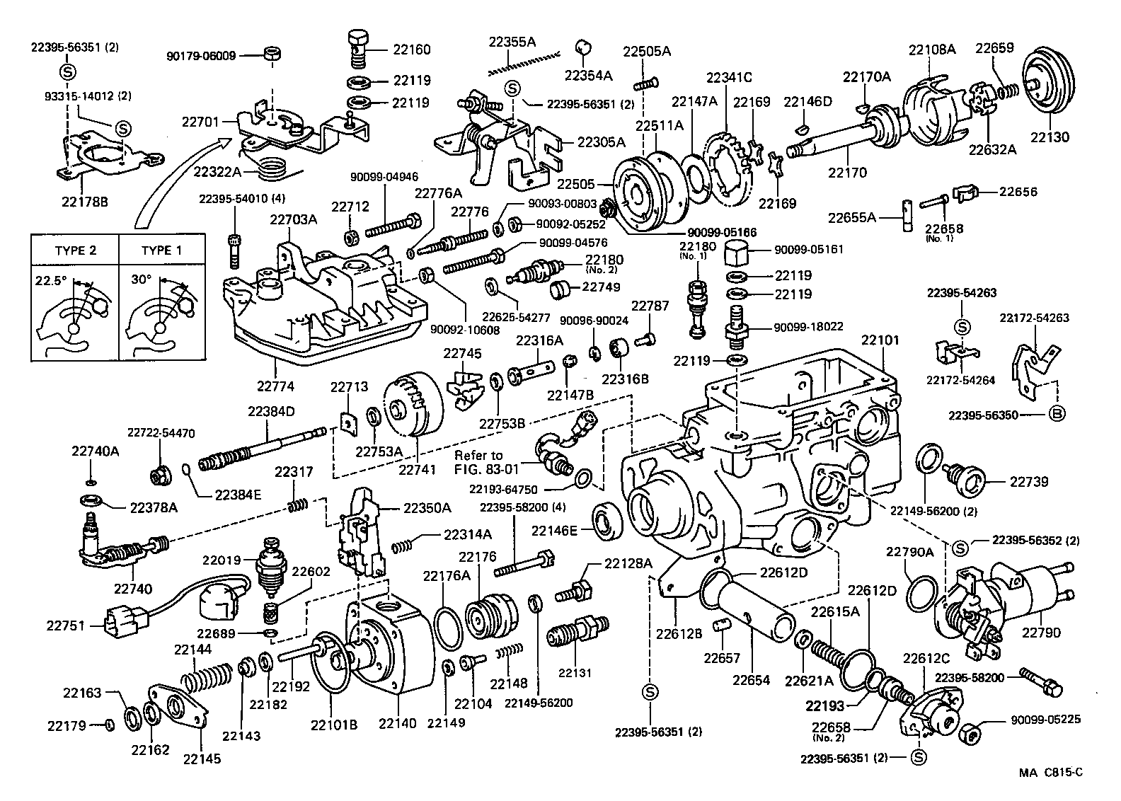 22176-54641 PLUG, DISTRIBUTIVE HEAD product image