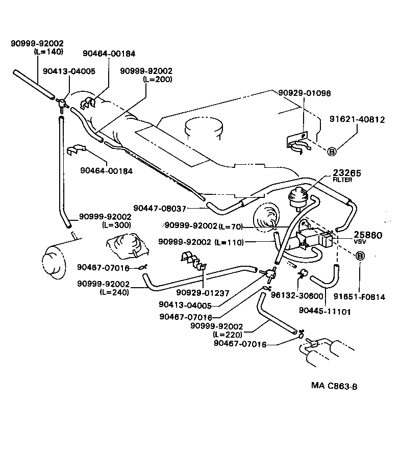 25860-54020 VALVE ASSY, VACUUM SWITCHING, NO.1 product image