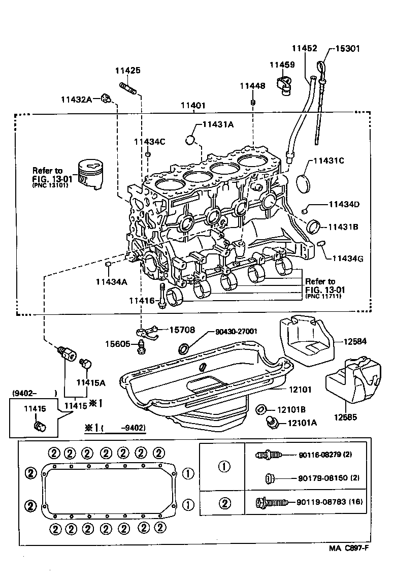 12101-67090 PAN SUB-ASSY, OIL product image