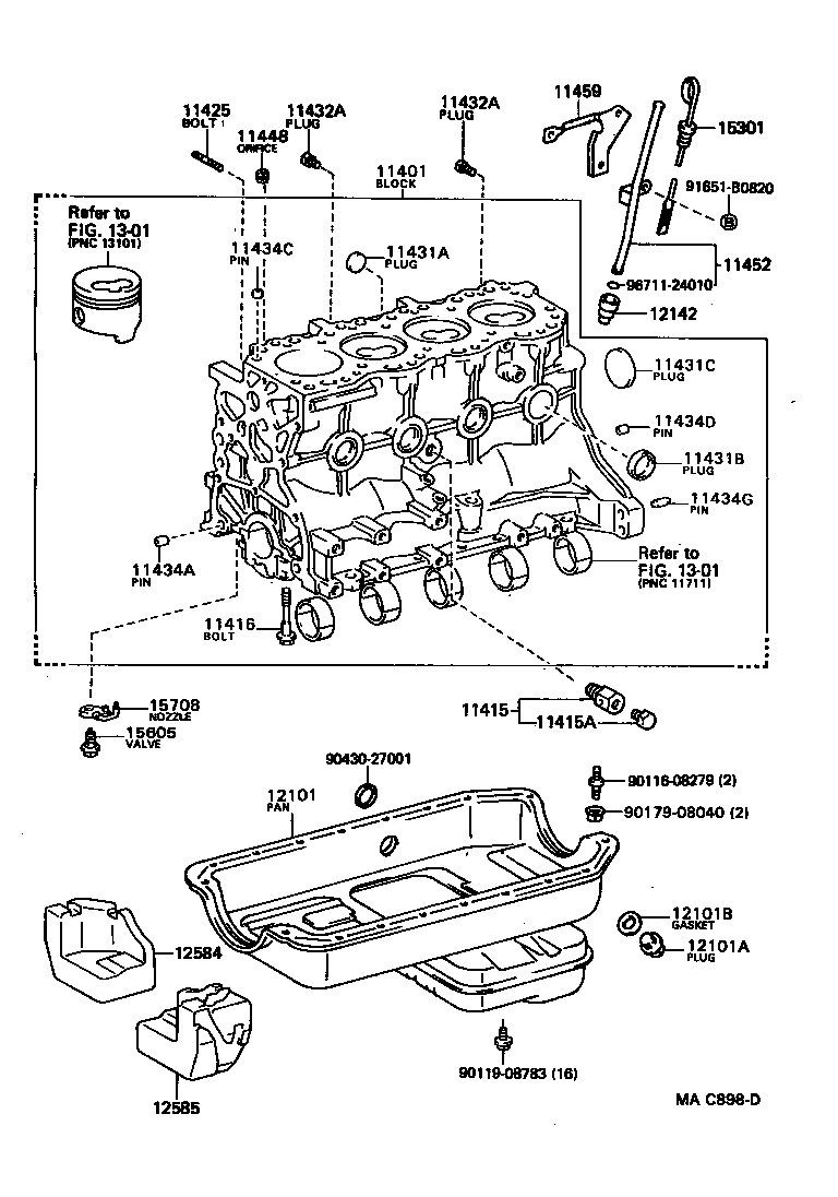 12101-67090 PAN SUB-ASSY, OIL product image