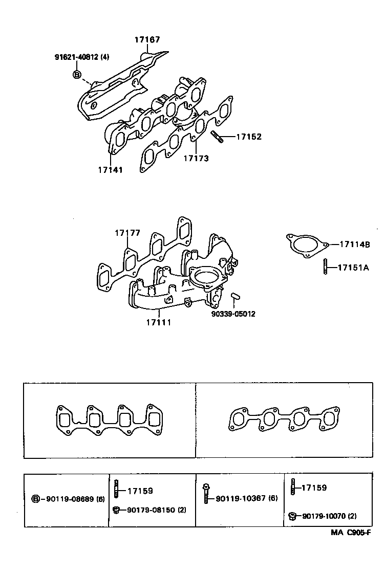 17101-75010 MANIFOLD, INTAKE product image