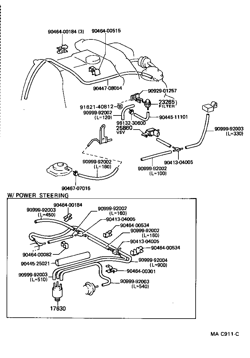 25860-54030 VALVE ASSY, VACUUM SWITCHING, NO.1 product image