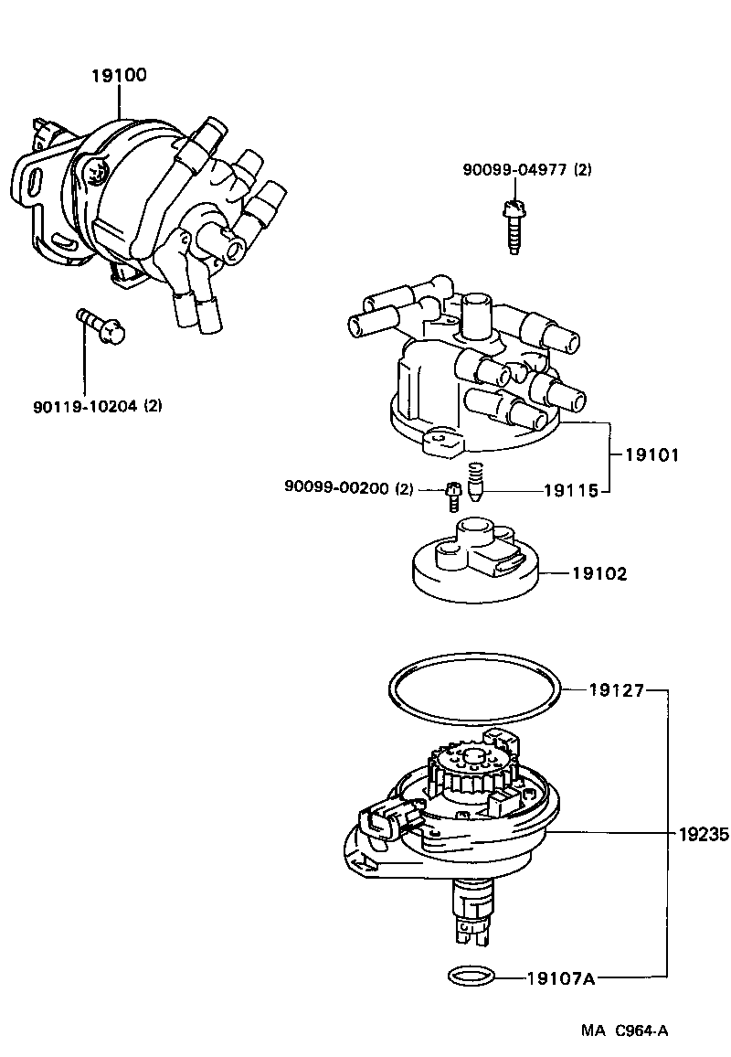 19235-74070 HOUSING, DISTRIBUTOR product image