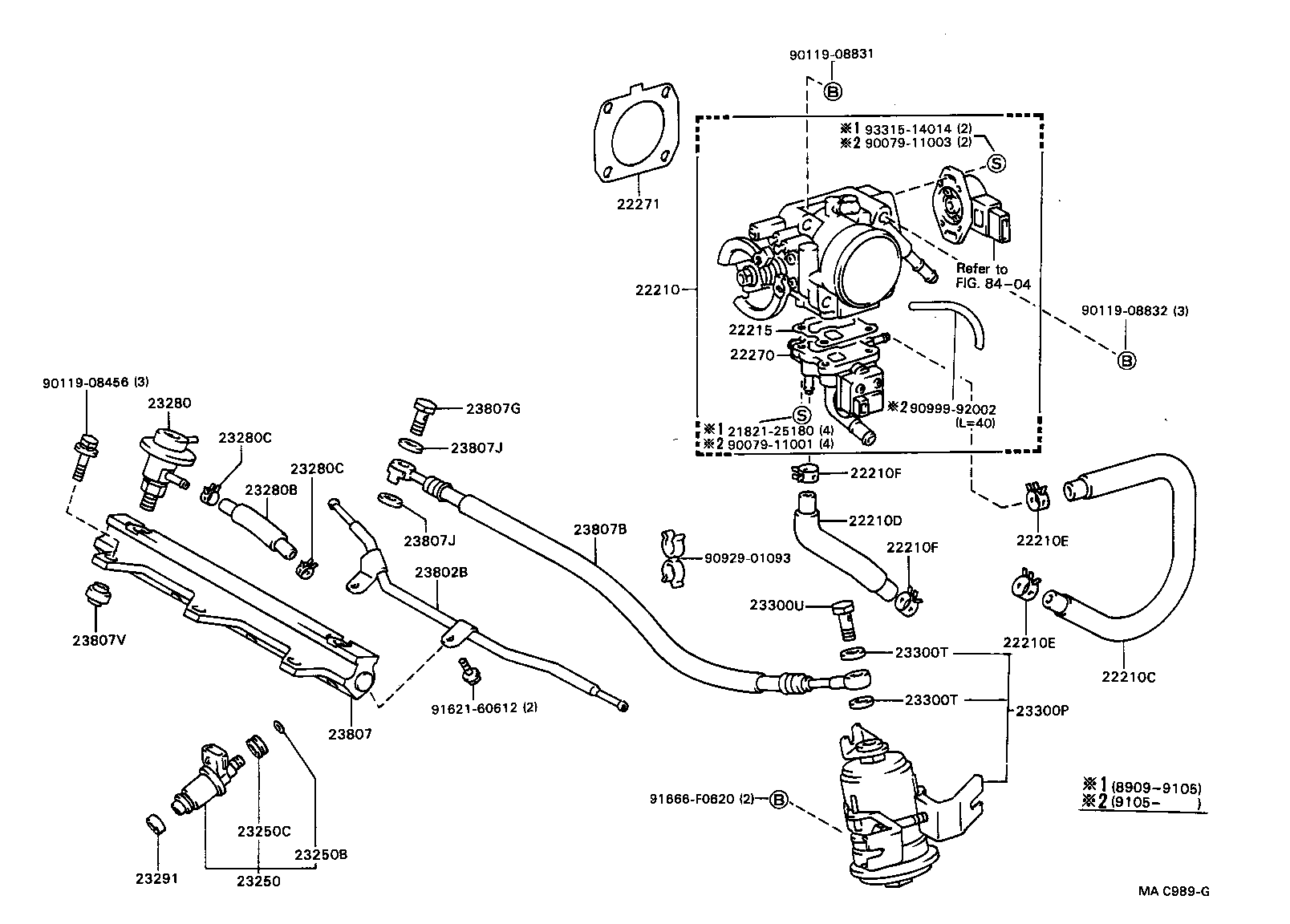 22210-74540 BODY ASSY, THROTTLE product image