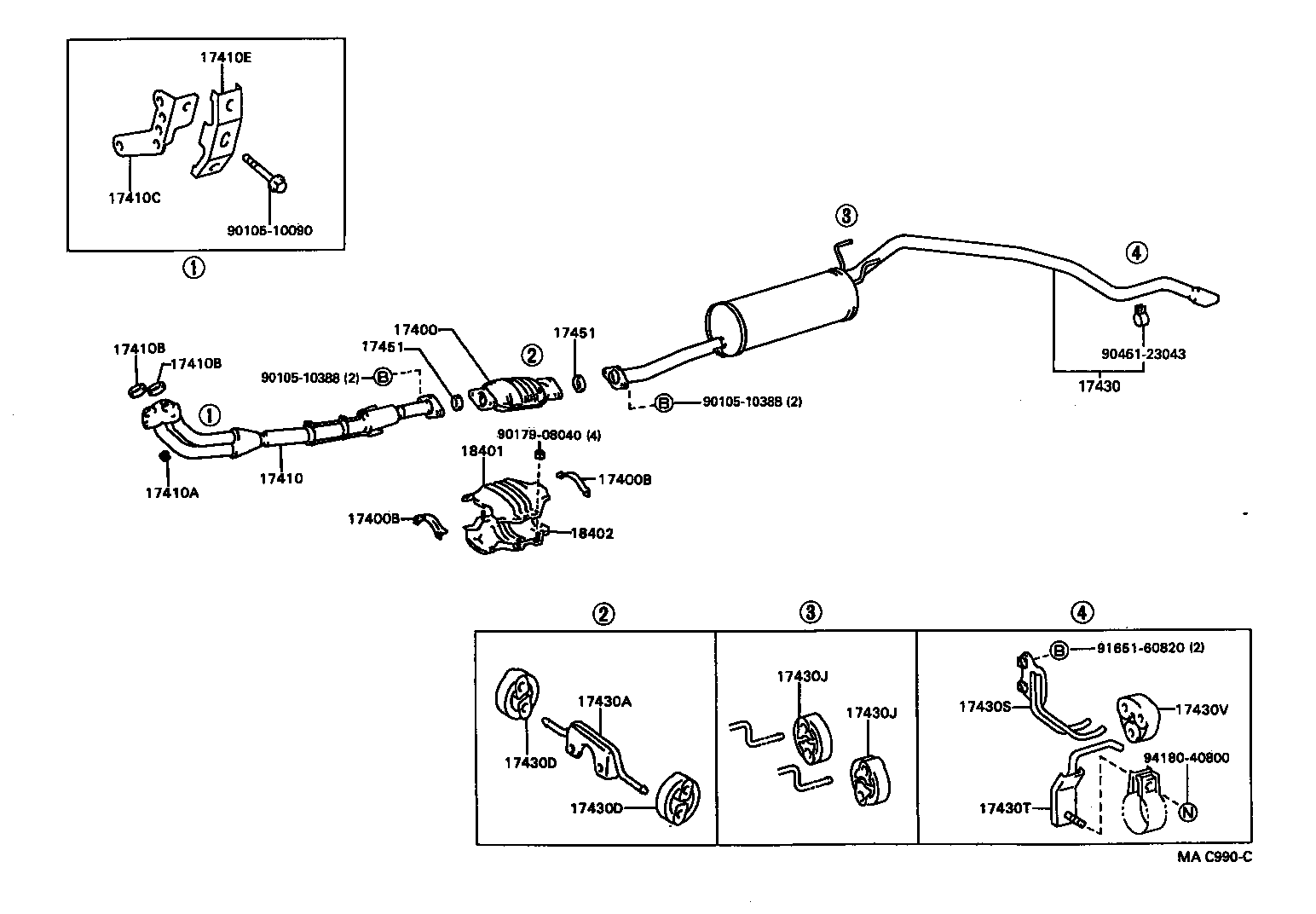 17430-3D201 PIPE ASSY, EXHAUST, TAIL product image