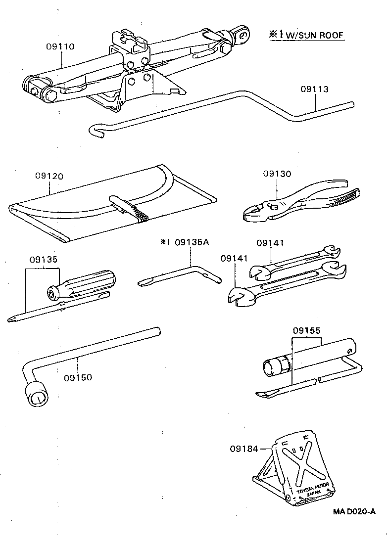 09110-20060 JACK ASSY product image