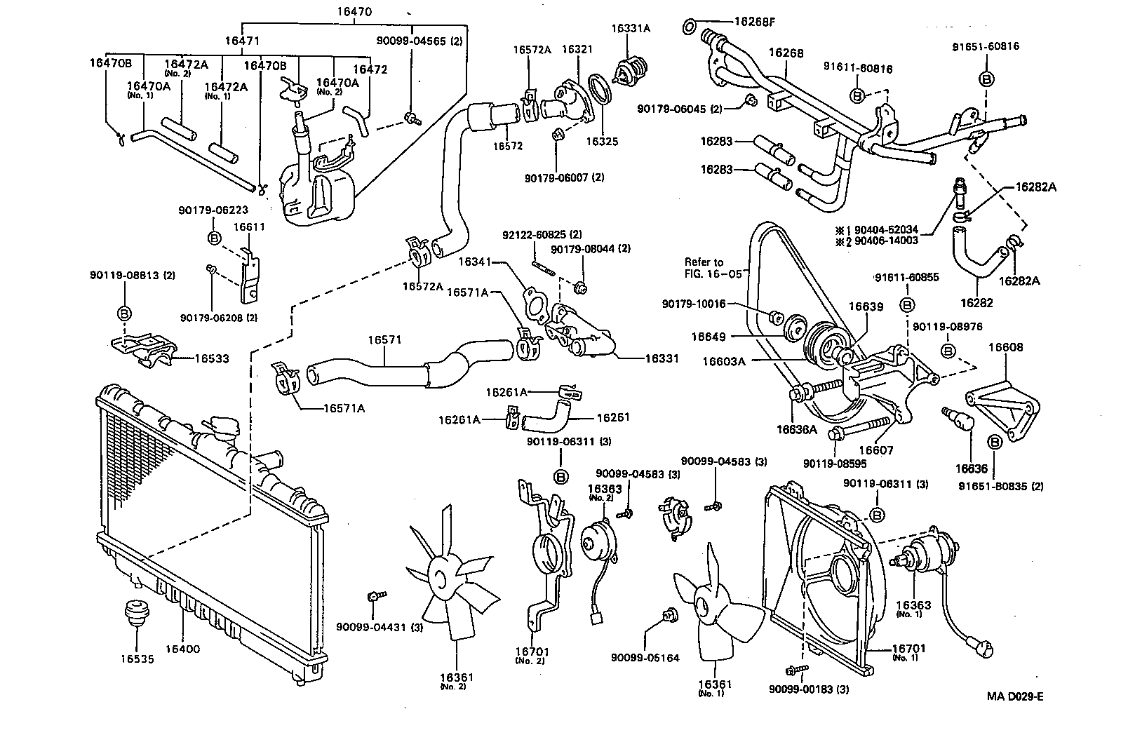 16304-88362 OUTLET, WATER product image