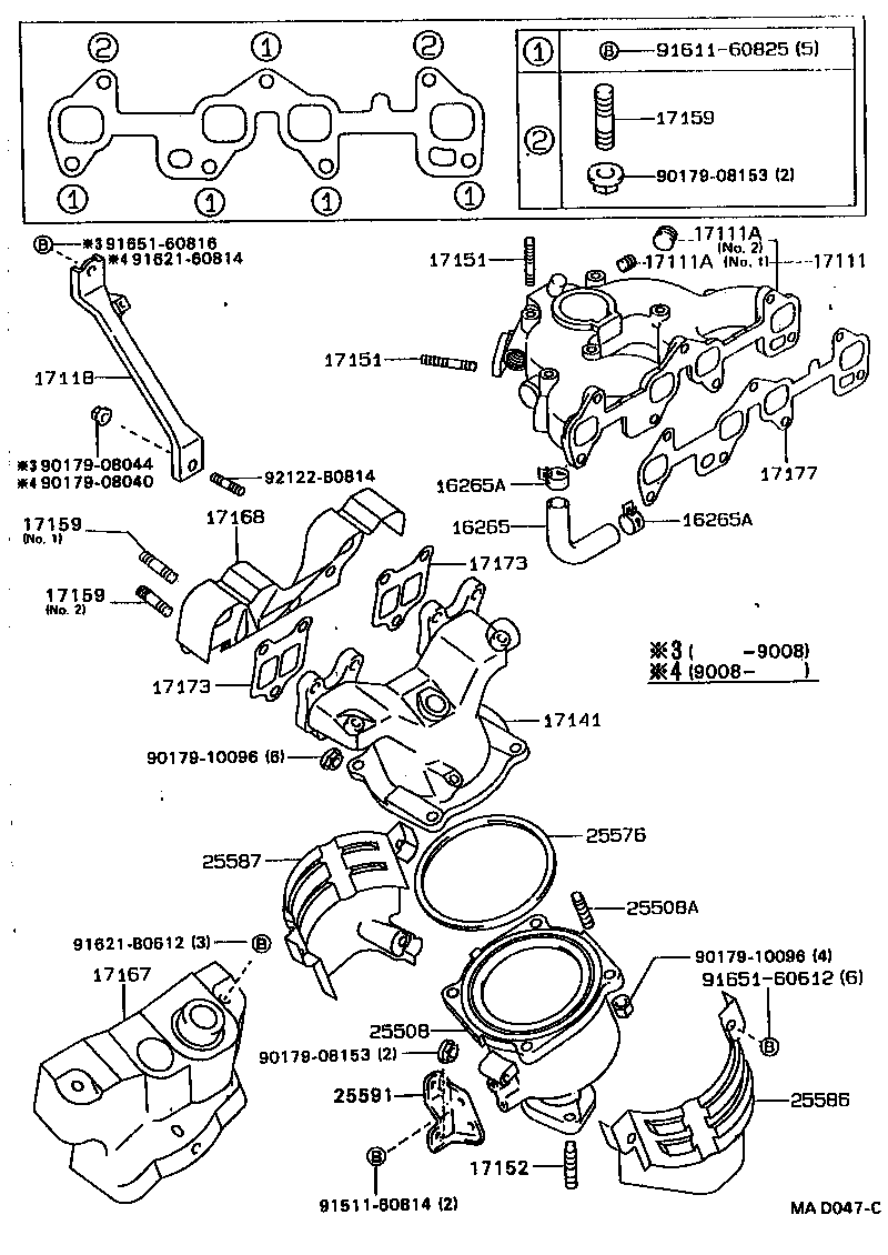 17101-74170 MANIFOLD, INTAKE product image