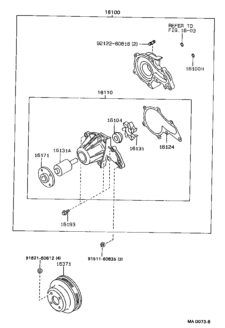 16493-64010 BOLT, STUD(FOR WATER OUTLET SETTING) product image