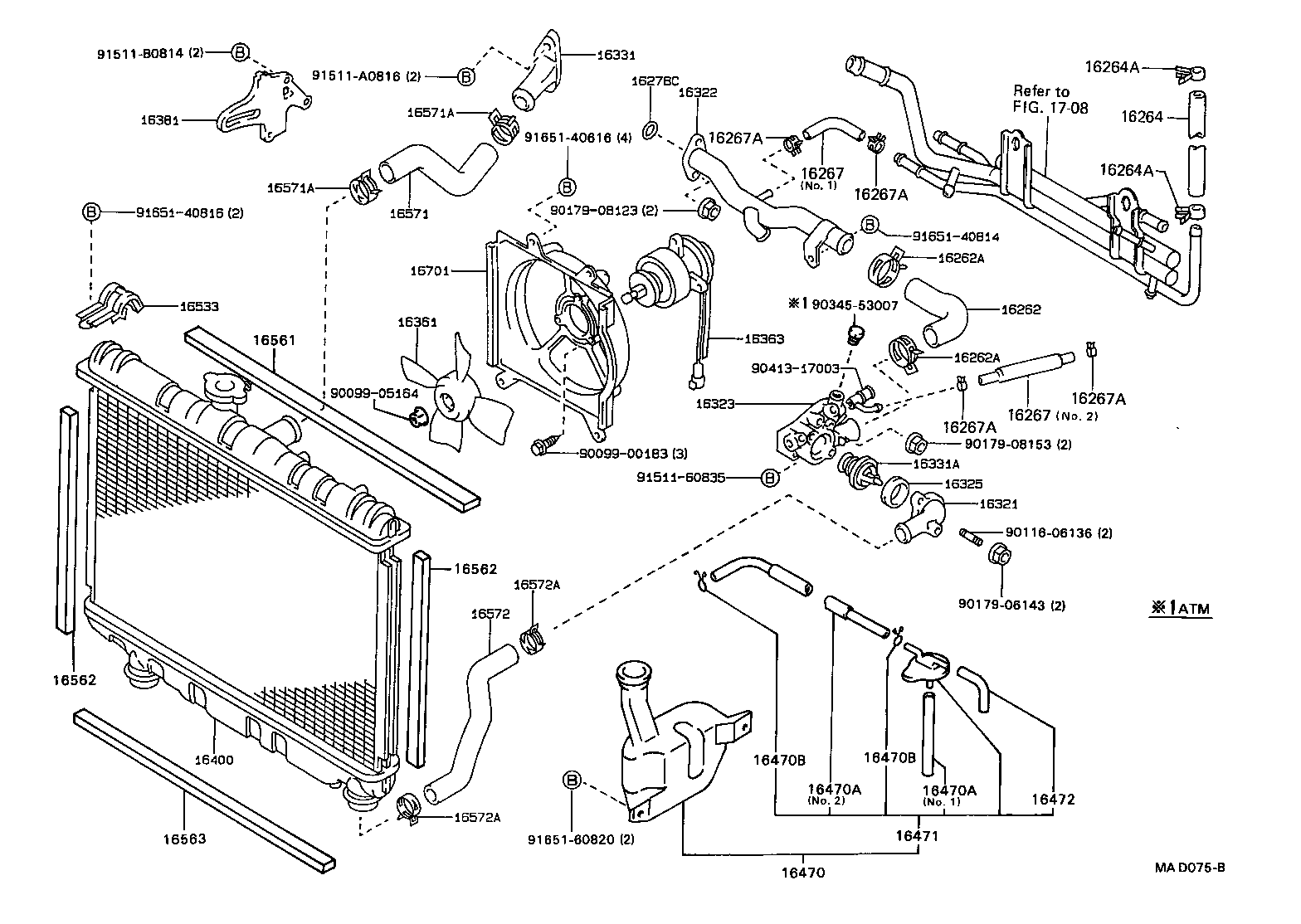 16304-74130 OUTLET, WATER product image