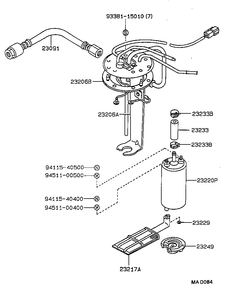 22271-74040 GASKET, THROTTLE BODY product image