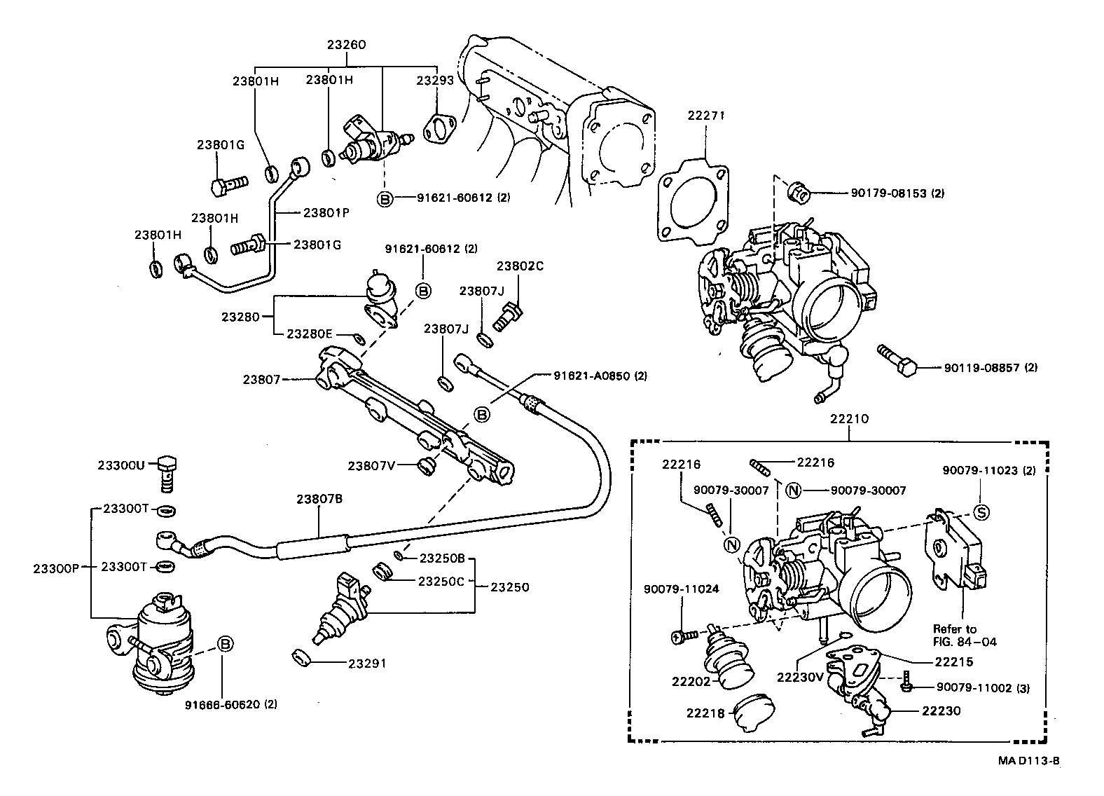 23209-16030 INJECTOR ASSY, FUEL product image