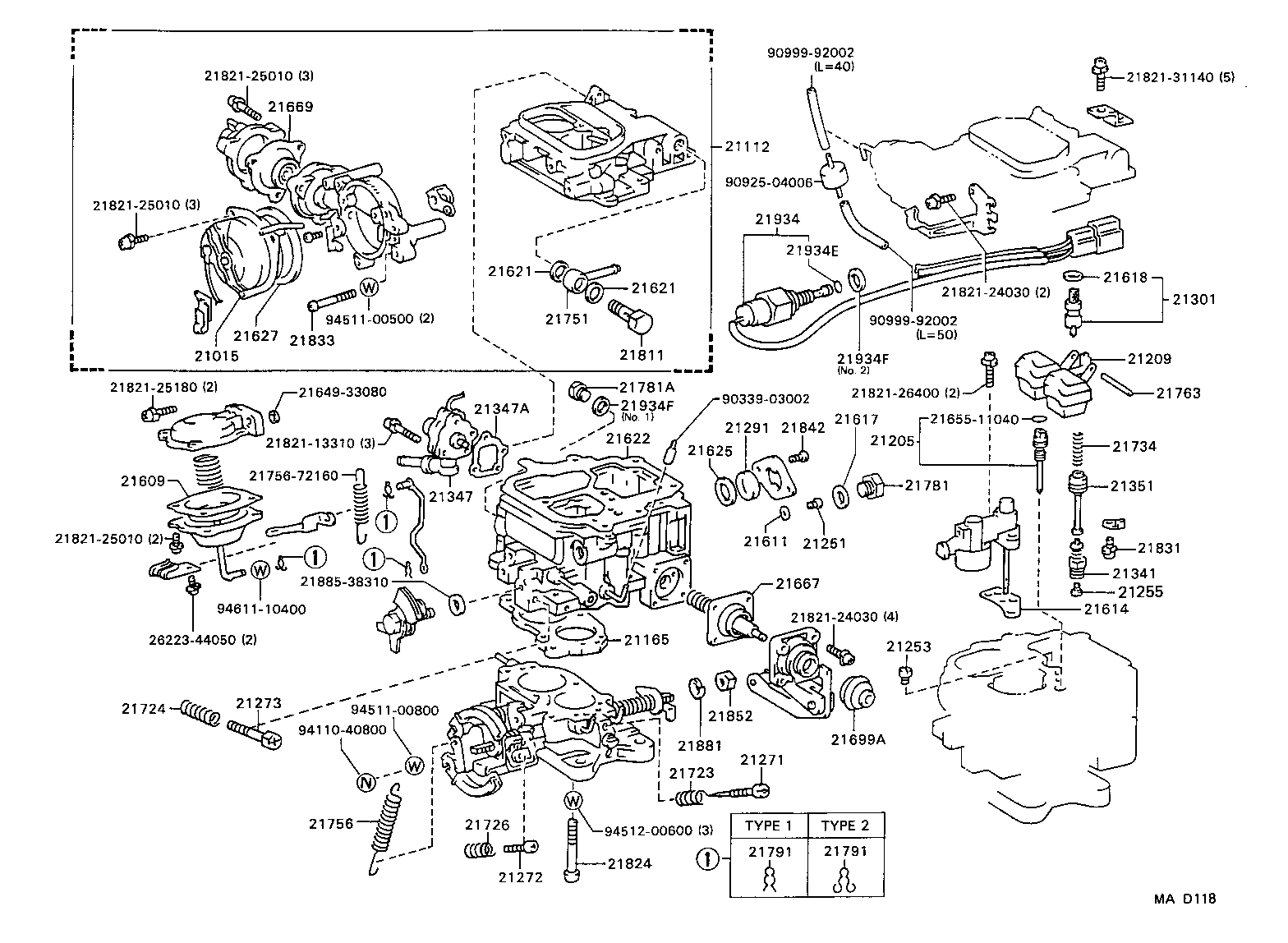 21062-73430 SOLENOID, THROTTLE VALVE product image