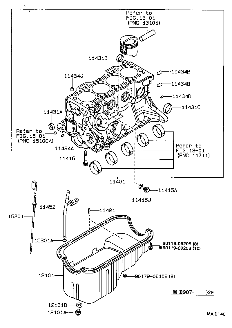 12101-64040 PAN SUB-ASSY, OIL product image