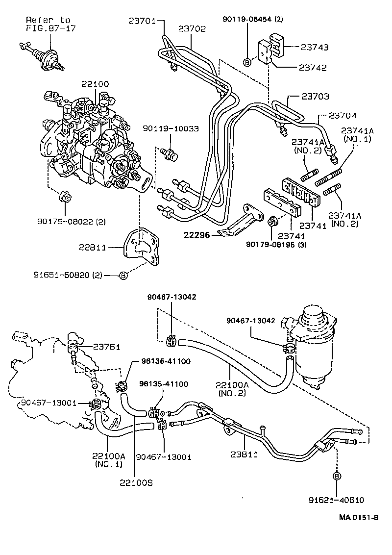 22100-6A570 PUMP ASSY, INJECTION OR SUPPLY product image