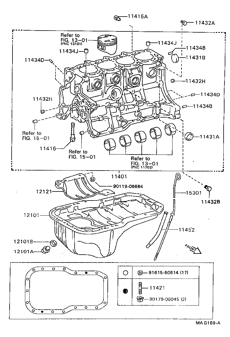 11401-79365 BLOCK SUB-ASSY, CYLINDER product image