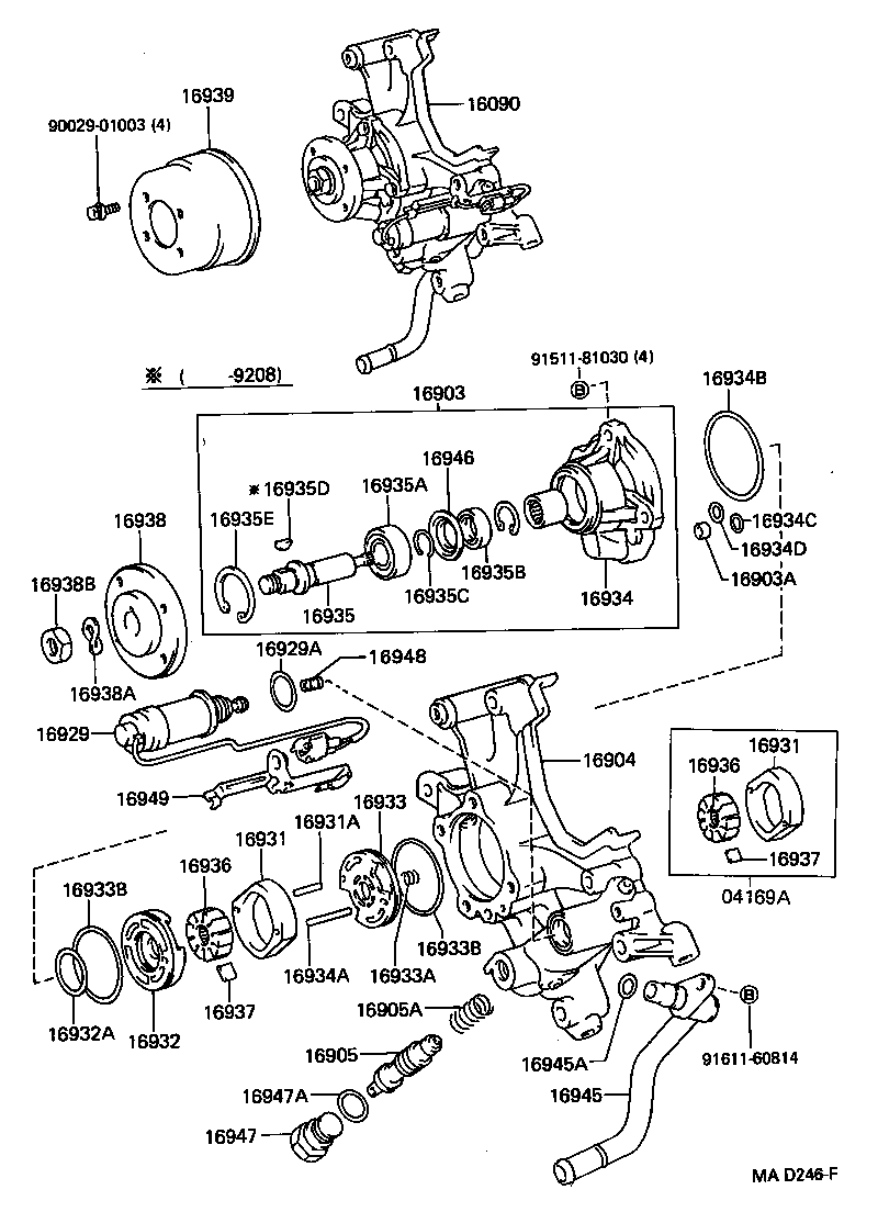 04169-50010 ROTOR KIT, VANE PUMP product image