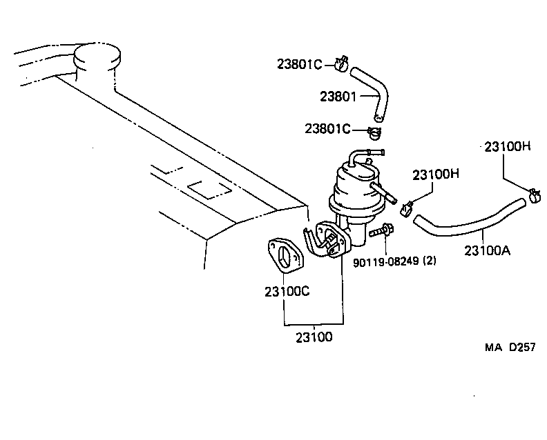 23915-11010 INSULATOR, FUEL PUMP product image