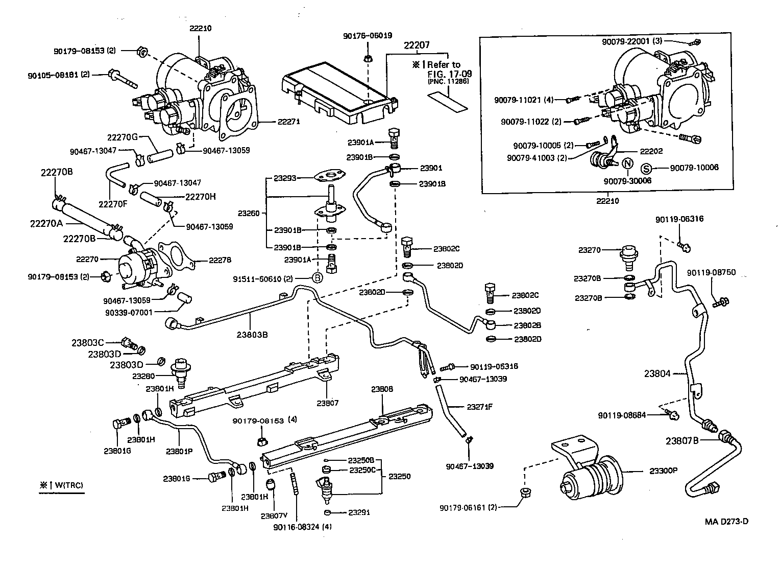 23209-50010 INJECTOR ASSY, FUEL product image