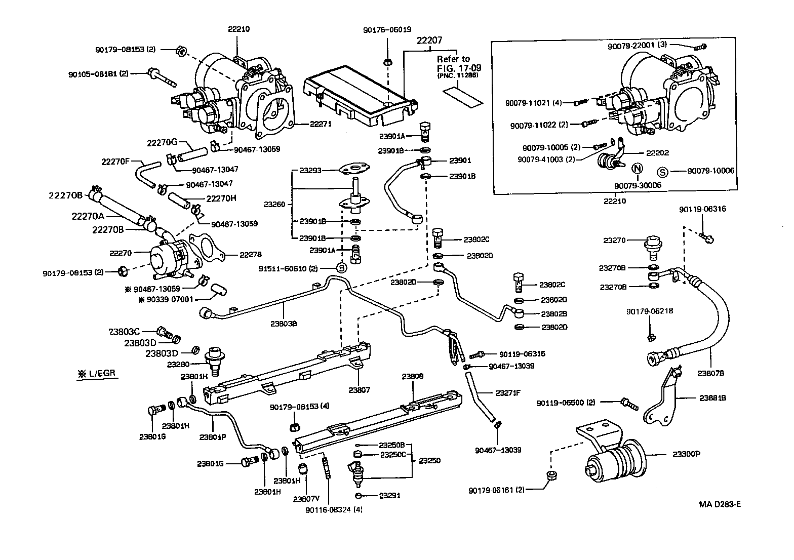 23209-50010 INJECTOR ASSY, FUEL product image