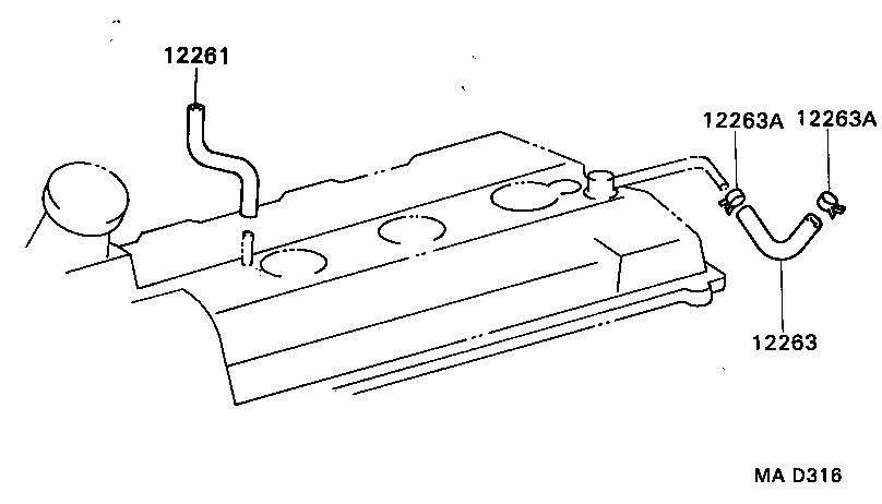 12255-88560 GASKET, VENTILATION product image