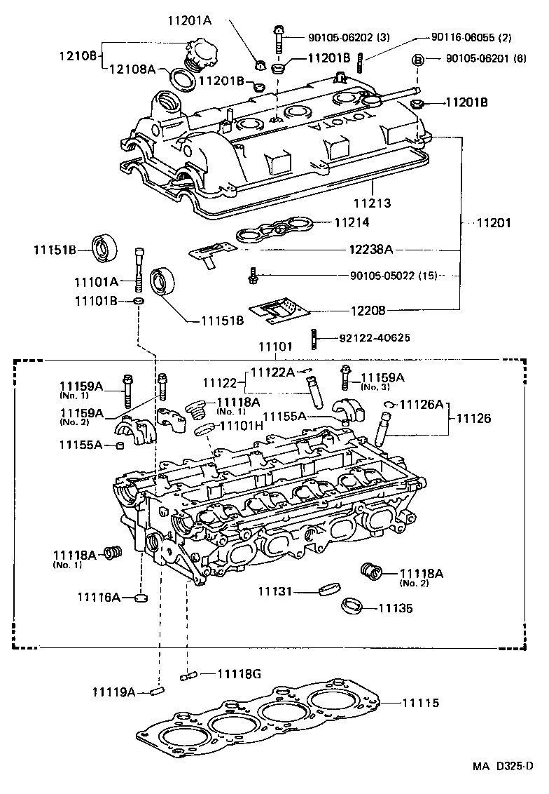11201-88560 COVER SUB-ASSY, CYLINDER HEAD product image