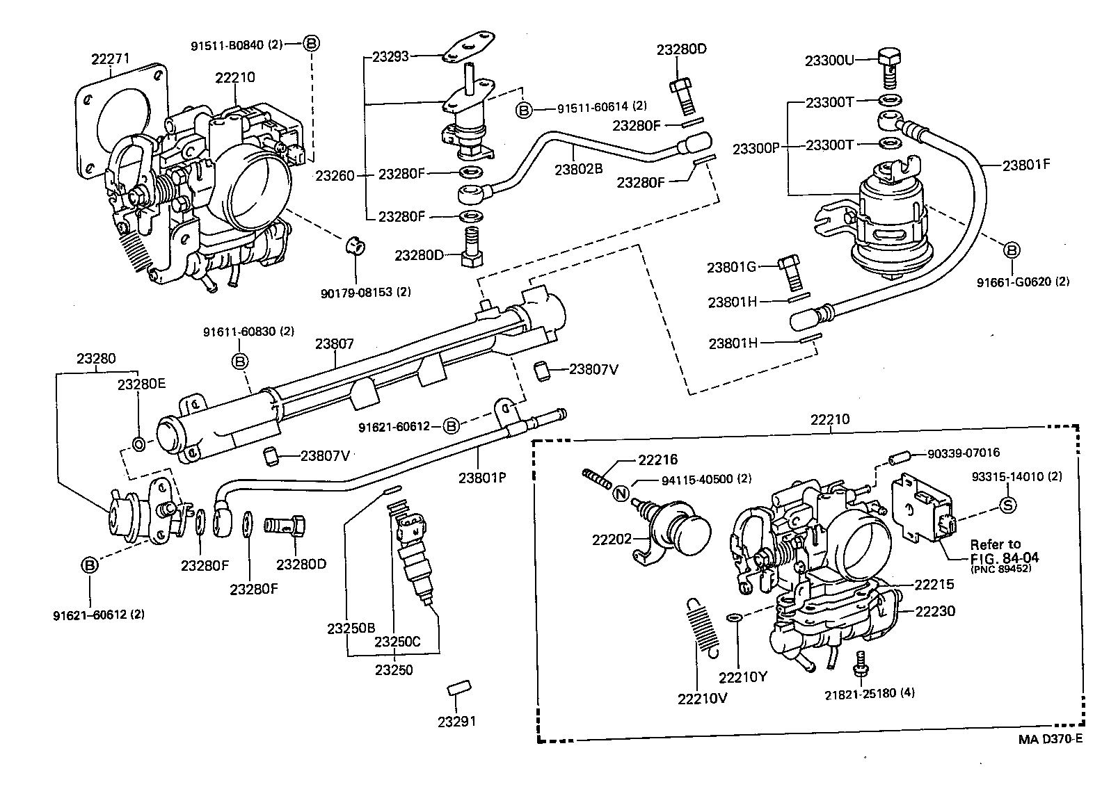 22271-11011 GASKET, THROTTLE BODY product image