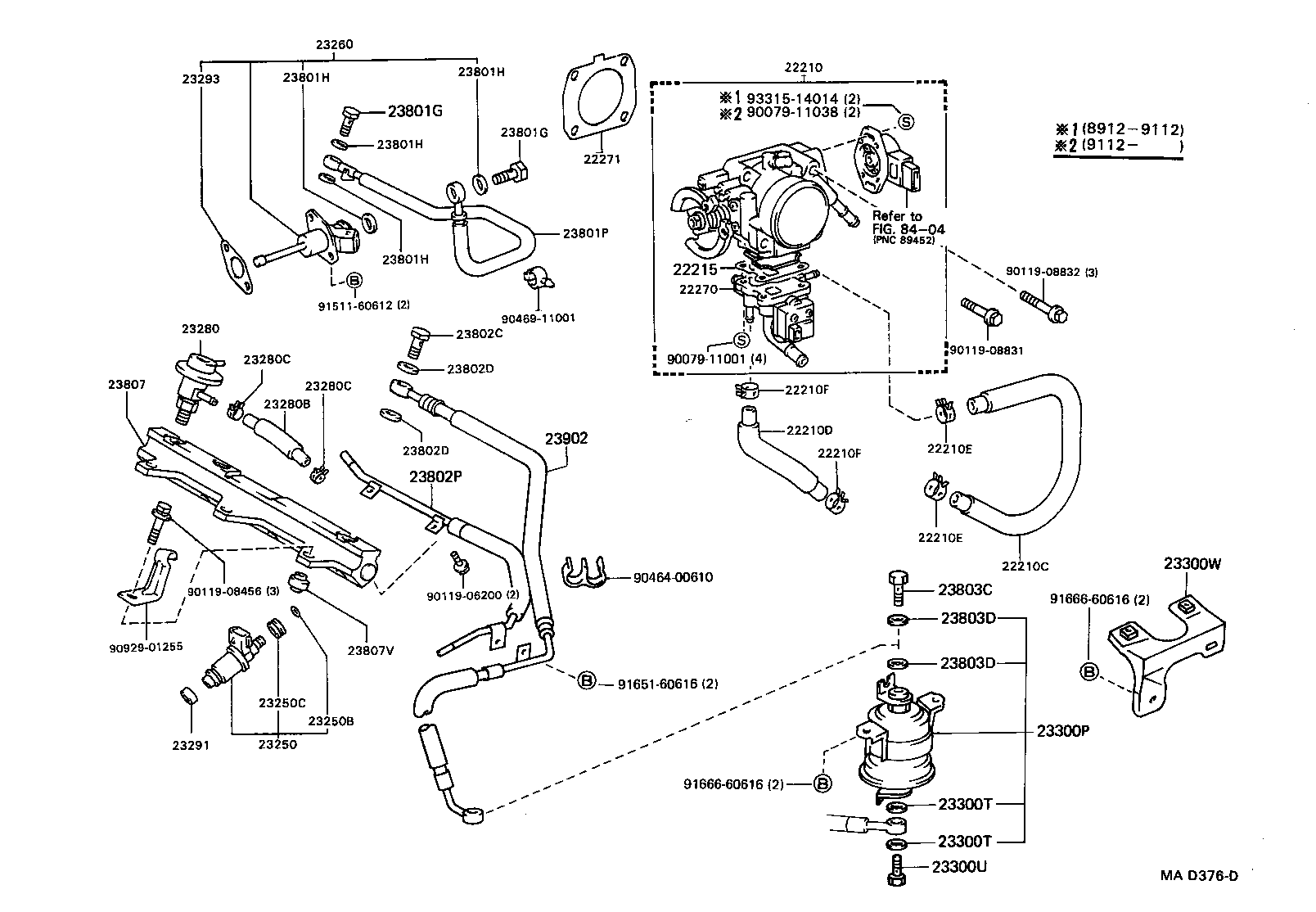 16282-74050 HOSE, WATER BY-PASS, NO.2 product image