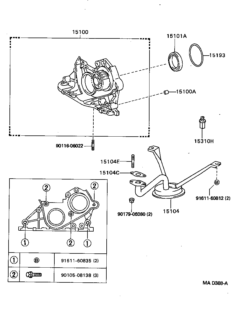 15100-11021 PUMP ASSY, OIL product image