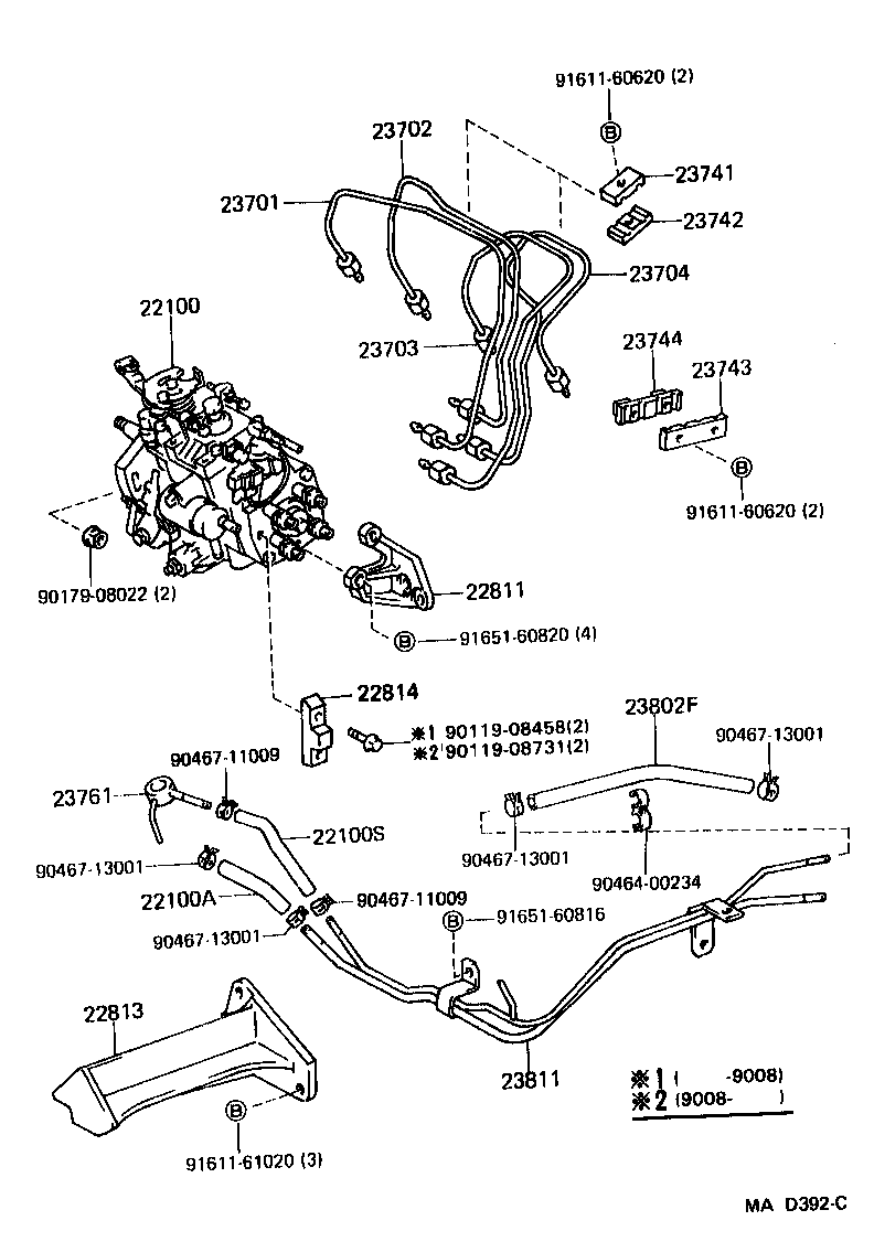 22100-55190 PUMP ASSY, INJECTION OR SUPPLY product image