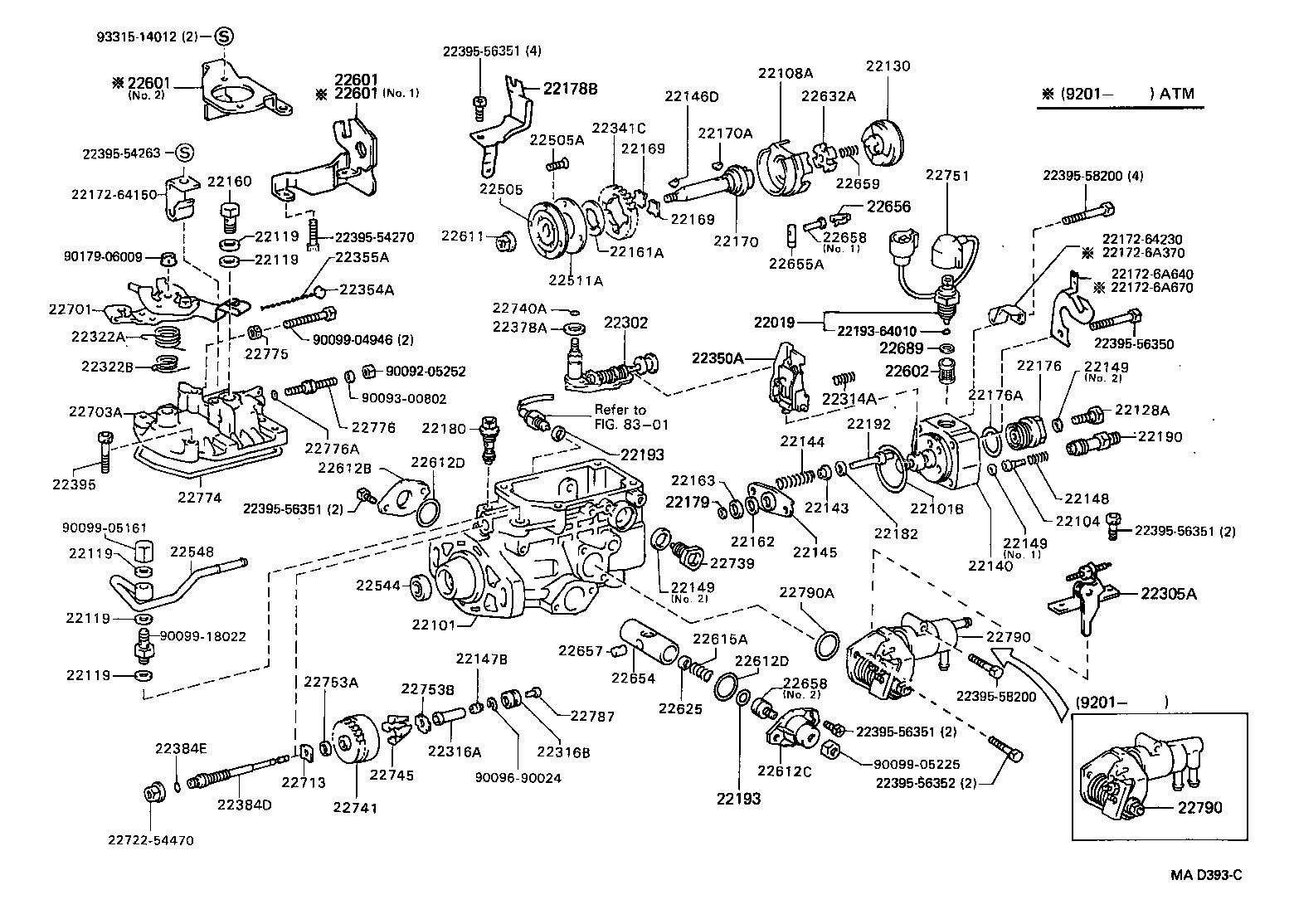 22140-55230 HEAD SUB-ASSY, DISTRIBUTIVE PUMP product image