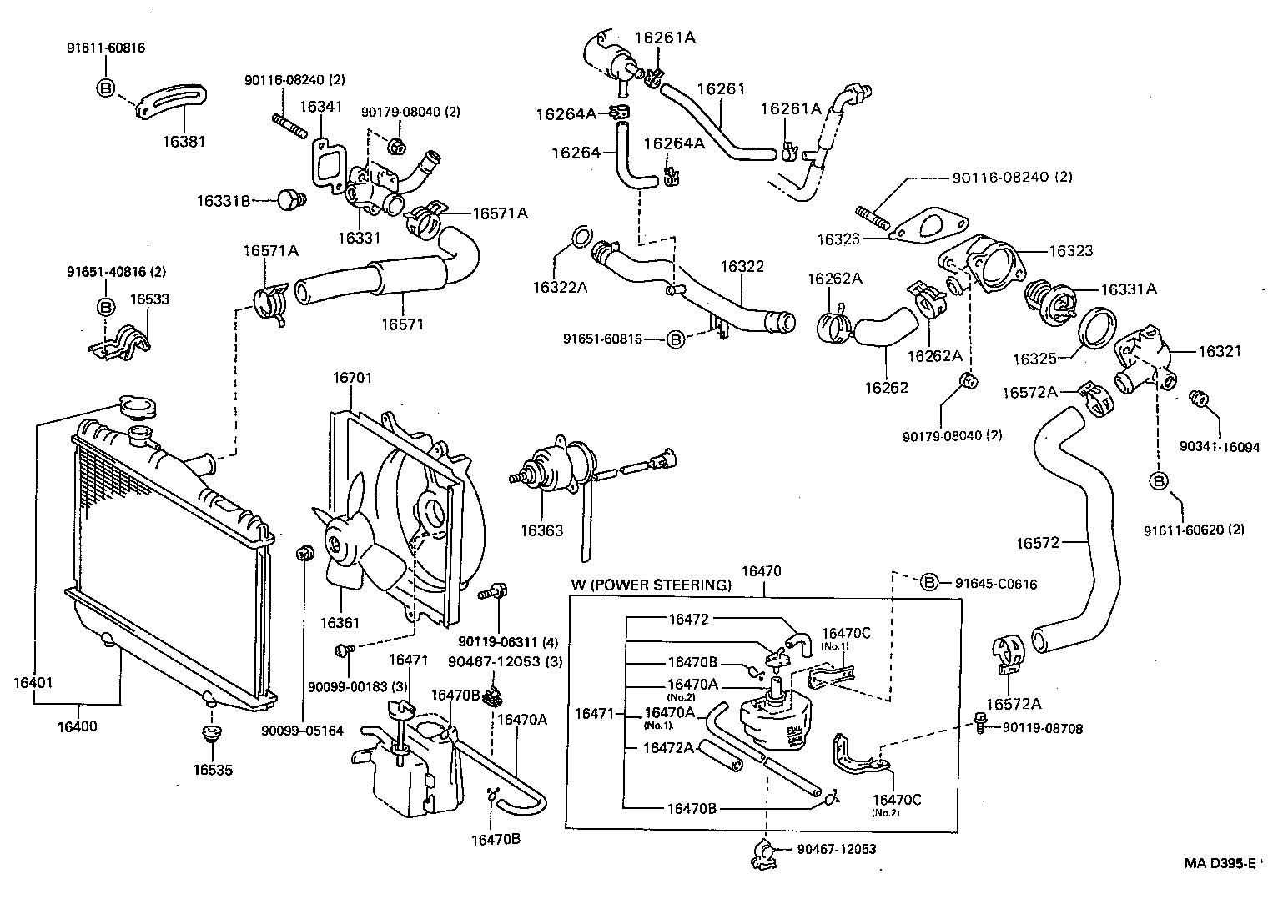 16262-10011 HOSE, WATER INLET product image