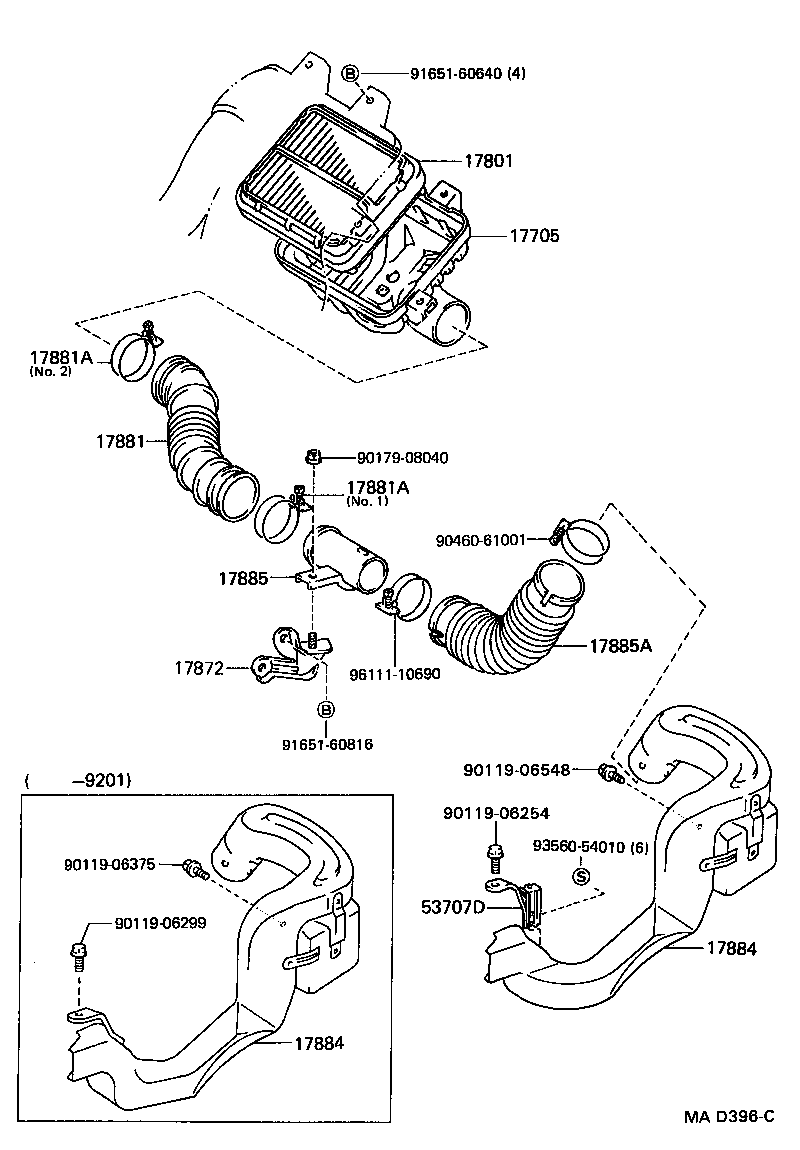 17705-11420 CAP SUB-ASSY, AIR CLEANER product image