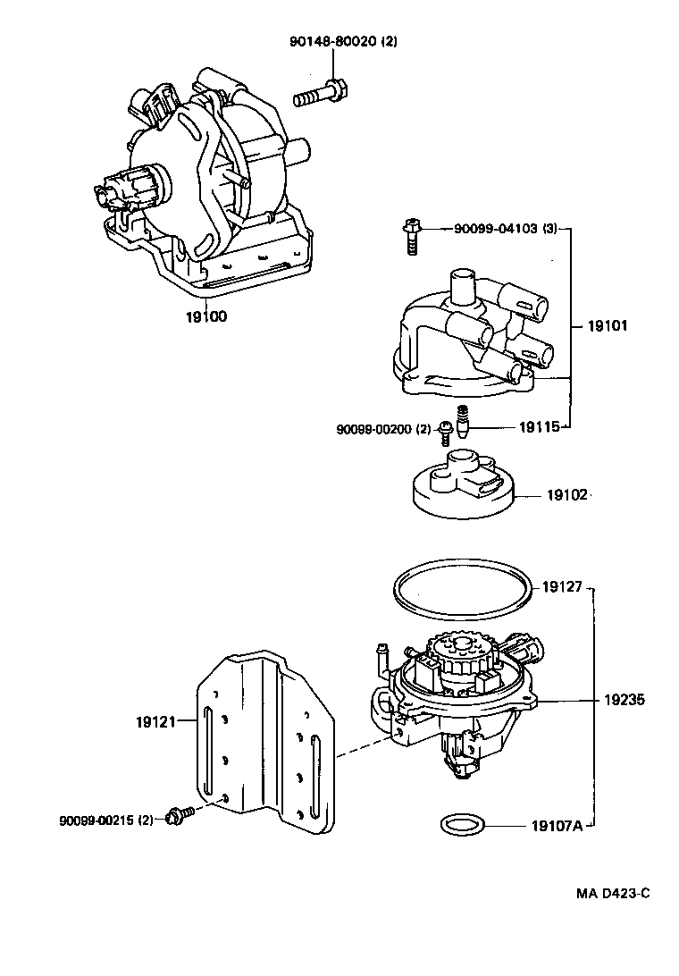 19235-76020 HOUSING, DISTRIBUTOR product image
