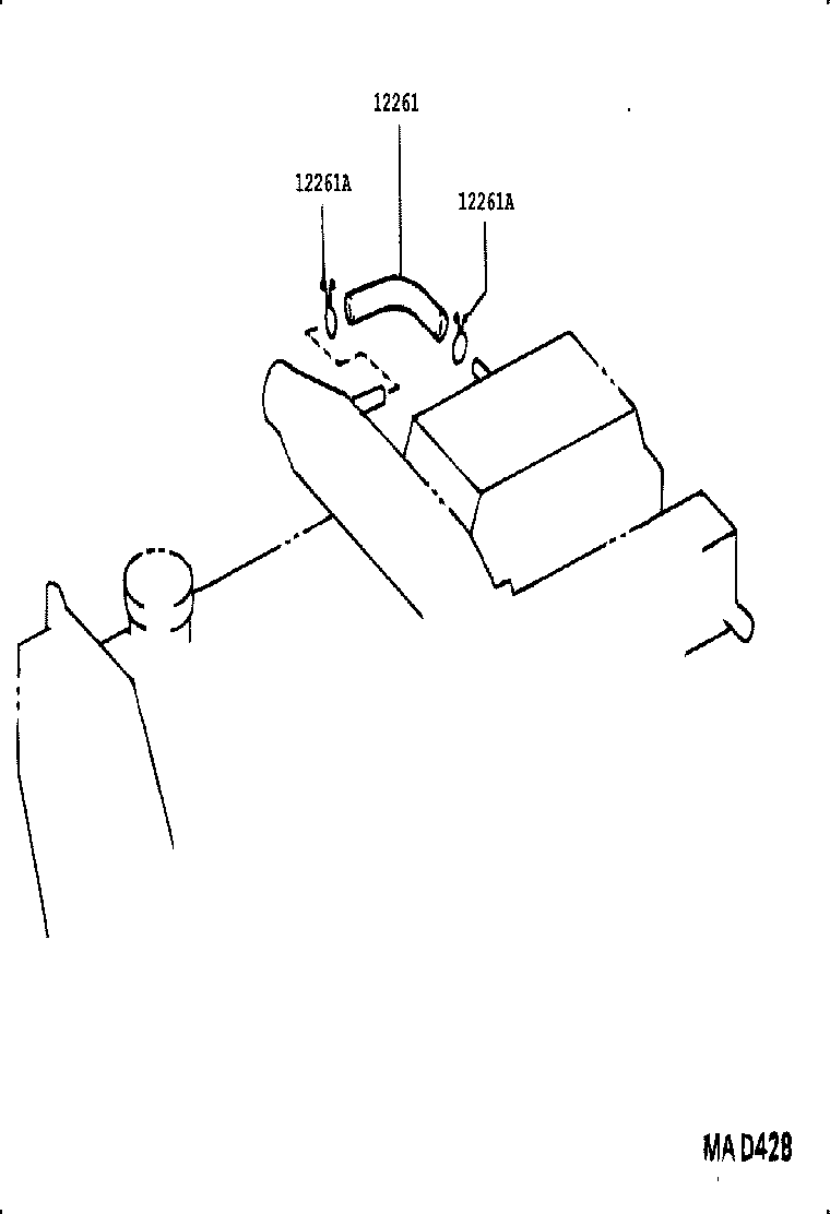 12260-E0020 HOSE, VENTILATION product image