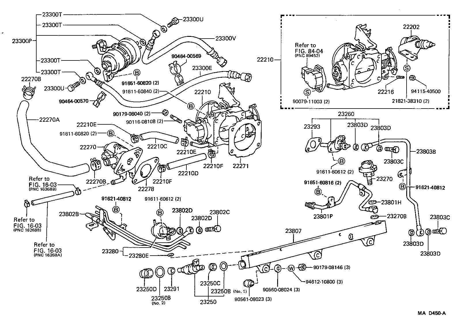 Toyota 22210-66030 BODY ASSY, THROTTLE