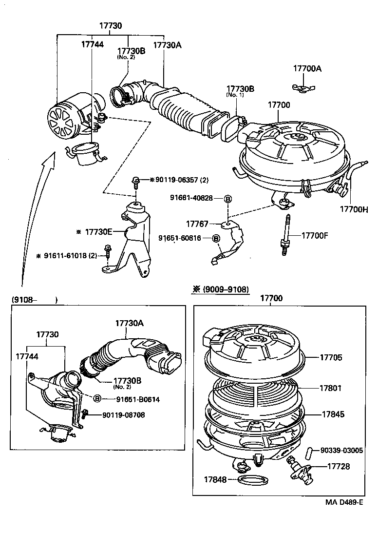 17700-11720 CLEANER ASSY, AIR product image