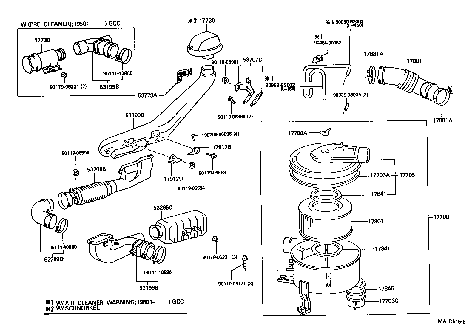 17700-17030 CLEANER ASSY, AIR product image