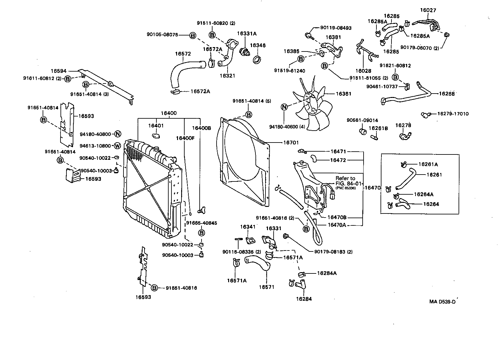 16381-17040 BAR, FAN BELT ADJUSTING product image