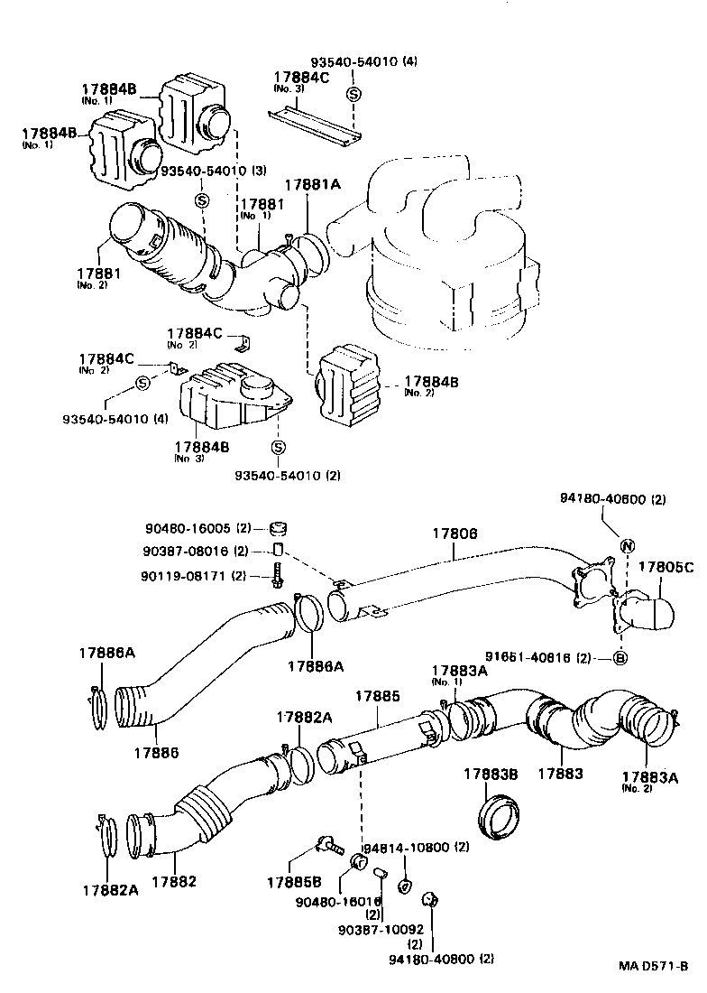 17700-68101 CLEANER ASSY, AIR product image