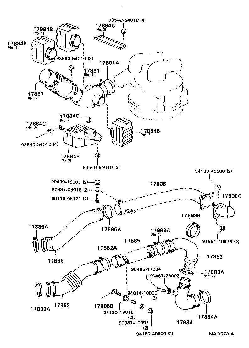 17700-68101 CLEANER ASSY, AIR product image