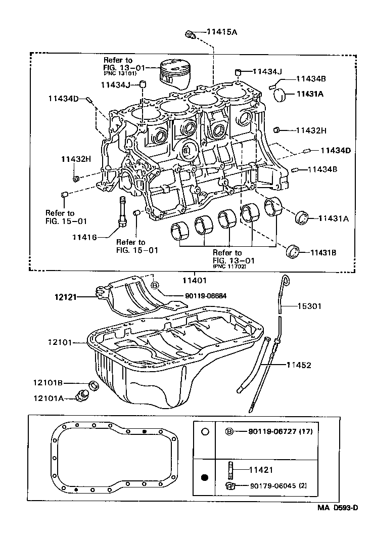 Toyota 15790-88381 NOZZLE SUB-ASSY, OIL, NO.1