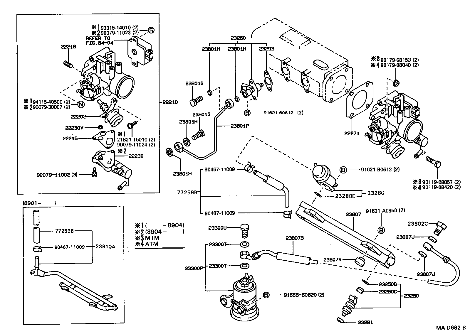 Toyota 22210-16430 BODY ASSY, THROTTLE