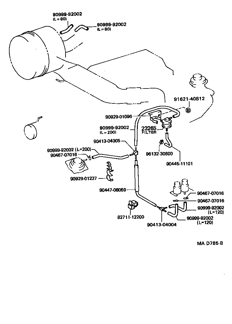 25819-17020 VALVE ASSY, VACUUM REGULATING product image