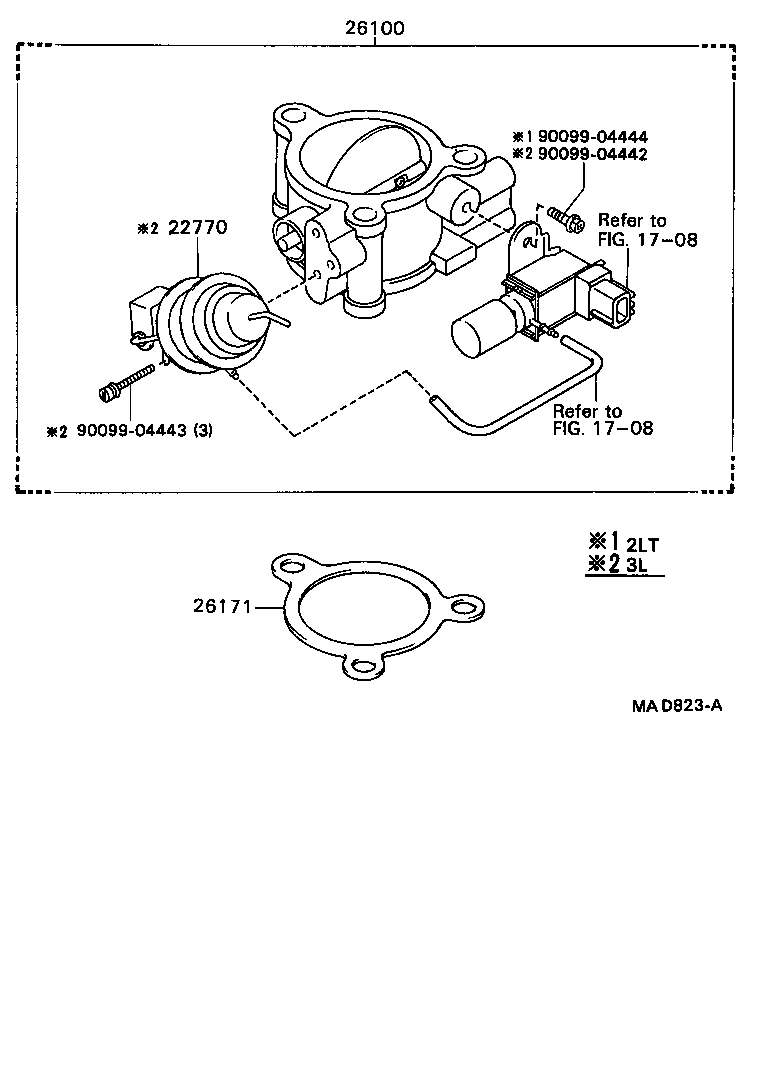 26100-67010 VENTURI ASSY product image