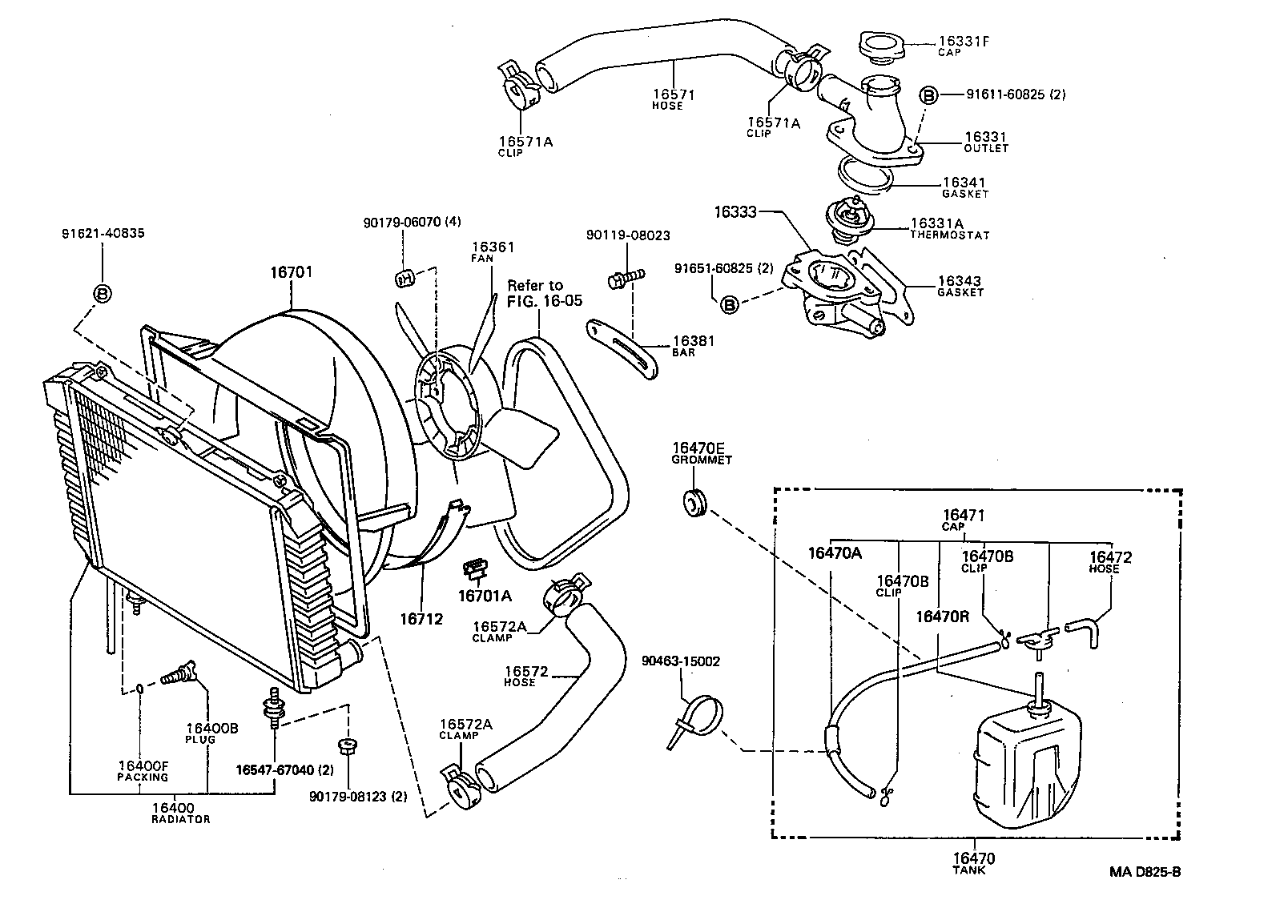16381-13020 BAR, FAN BELT ADJUSTING product image