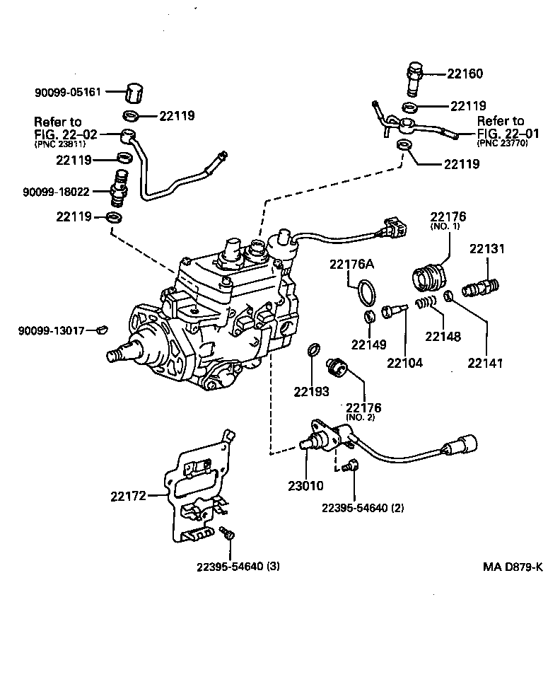 22140-5B370 HEAD SUB-ASSY, DISTRIBUTIVE PUMP product image