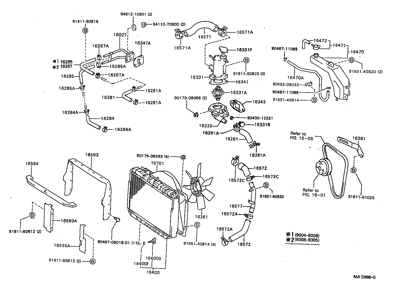 16333-58040 HOUSING, WATER OUTLET product image