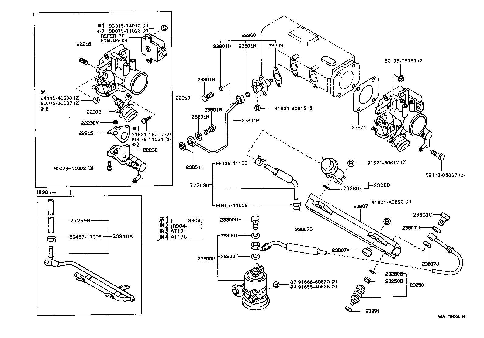 22271-74040 GASKET, THROTTLE BODY product image