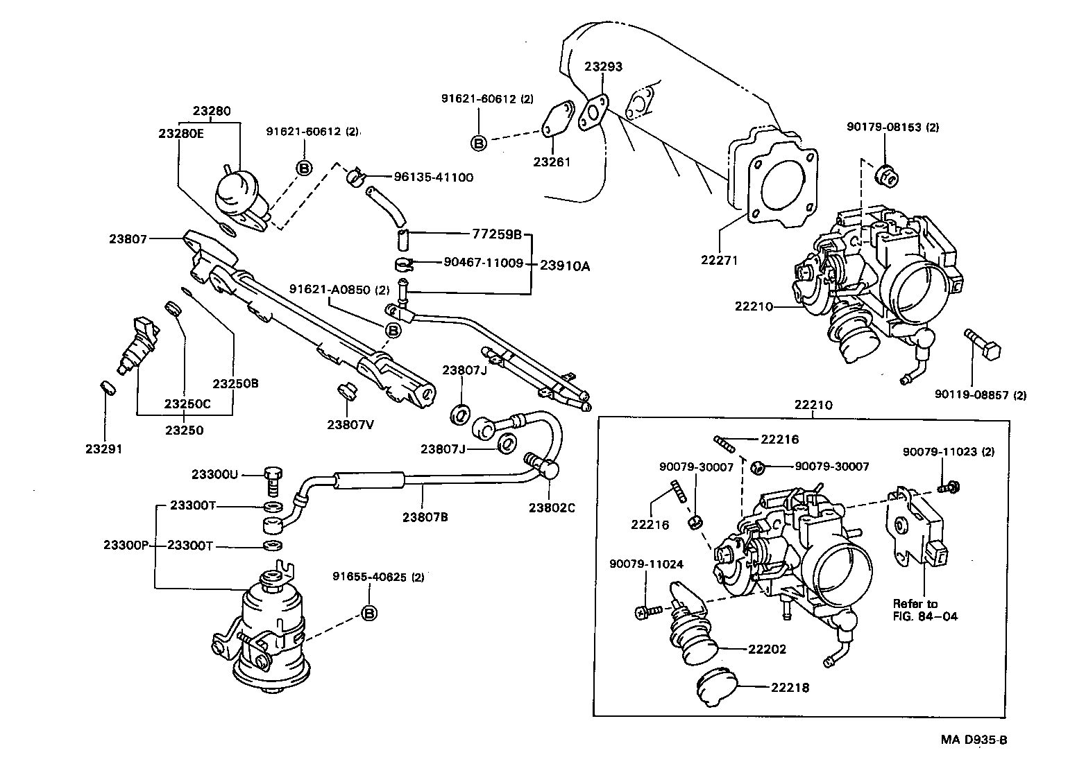 22210-16580 BODY ASSY, THROTTLE product image